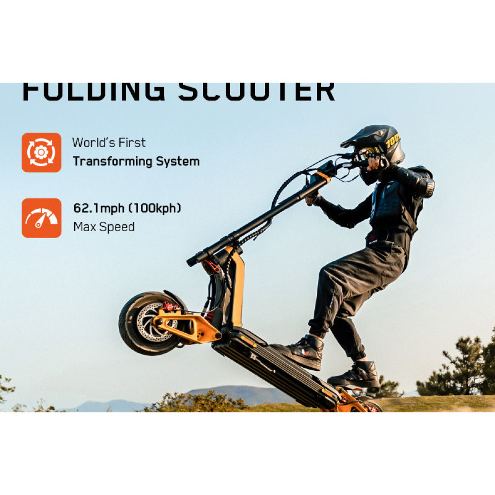 INMOTION RS: Ultra-high Performance Transforming E-scooter